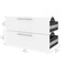 Bestar Orion 2 Drawer Set for Orion 30W Shelving Unit, White & Walnut Grey 116161-000017 - alternate 3